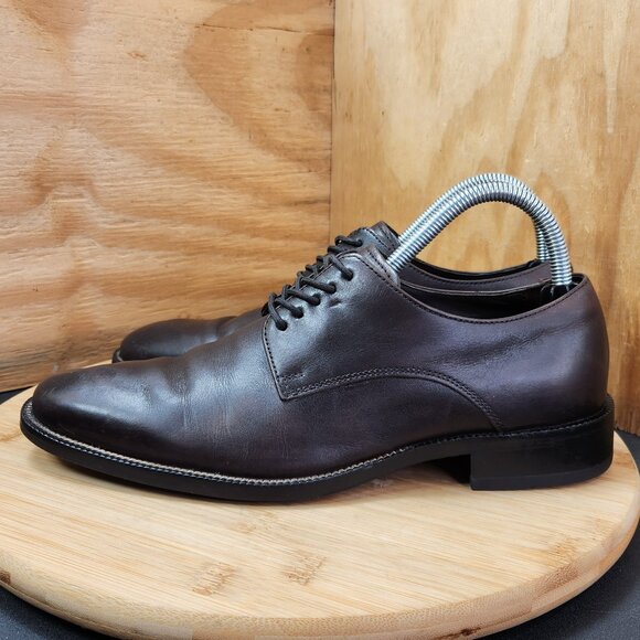 Cole Haan Lenox Hill Mens Dark Brown Leather Oxford Dress Shoes Size 7 main image 3